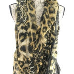 Bundle of Two Scarves: Animal Print and Floral Purple Photo 0