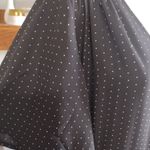 Lulu’s Farah Black Polka Dot Flutter Sleeve Midi Wrap Dress Size M Photo 4