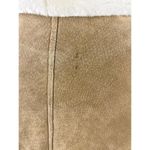 Wilson's Vintage Tan Suede Faux Shearling Lined Duffle Coat Jacket Warm Winter Size M Photo 14