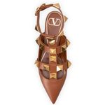 Valentino Garavani  Roman Stud Ballerina Flats Selleria Womens Size 36.5 Photo 2