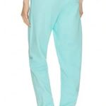 Boys Lie NWT Sweatpants - Aqua Blue w/ Pale Pink Text Photo 1