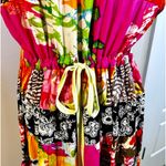 Free People Back Cinch Patchwork Baby Doll Dress Boho Floral 90’s Y2 Sz M Photo 6