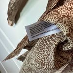 A New Day  Snakeskin Button Down‎ Silky Blouse Size: XS Photo 3