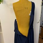 David's Bridal New David’s Bridal women’s Elegant One-Shoulder bridesmaid Navy wedding Dress Photo 9