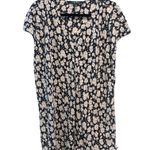 Ralph Lauren Lauren  Floral Blouse Top V-neck Plus Sz 2x Navy Cream Boho Feminine Photo 0