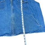 Jones New York Sport Denim Vest 2X Plus Size‎ Zip Front Pockets Sleeveless Blue Size XXL Photo 4