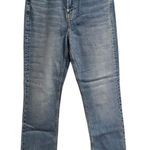 ZARA Women's BLUE STOVE PIPE DENIM JEANS HIGH WAIST 26" SIZE 4 ANKLE LENGTH NWT Photo 0