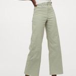 H&M High Waisted straight leg sage mom jean Photo 0