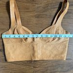 H&M Conscious Leather Corset Crop Top Bralette size XS Photo 3