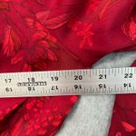 Mason & Belle Kara Peplum Blouse Red Floral Smocked Long Sleeve L NWT Indie Boho Photo 13