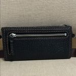 Lucky Brand  Black Leather Textured Wallet with Stud Accents Photo 1