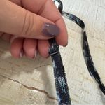 American Eagle Floral Mesh Slip Dress NWOT size Small Black Lettuce Trim Photo 6