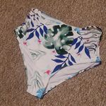 Cupshe  Floral High Rise Bikini Bottom SIZE XL Photo 0