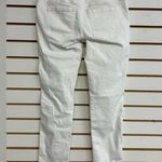 CAbi  #5490 White Slim Boyfriend Woodstock Embroidered Floral Jeans Size 2 EUC Photo 5