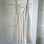 Gibsonlook beige linen blend Romper Overalls - size - large coastal grandma Photo 7