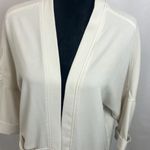 H&M Divided Elegant Cream Open-Front Cardigan blouse woman’s size small Photo 1