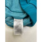 Adidas  cropped straight leg joggers in dark turquoise. 2008. Made in Canada Sz 4 Photo 4