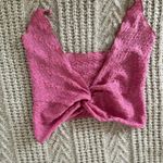 Pink Strapless Crop Photo 2