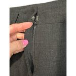 Akris Black Wide Leg Wool Straight Leg Trousers Pleated Women's Sz 6 #GH10-5 Photo 8