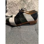 The Office of Angela Scott Mr Smith green black white striped oxford size 37.5 / Photo 1