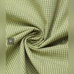 RETRO STAGE GREEN 1940S LACE PLAID COTTON PATCHWORK DRESS White Photo 3