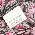 MISA Los Angeles MISA Floral Blouse Black Pink Sz S Photo 10