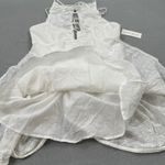 NWT Beverly and Beck Mini Dress S White Eyelet PacSun Bohemian Summer Sleeveless Photo 4