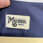 Show Me Your Mumu  Navy Blue Floral Mini Shift Dress Womens S Babydoll Coquette Photo 7