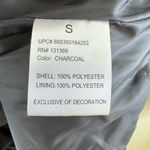 Rampage Gray Double Breasted Collared Button Up Lined Pea Coat Pockets Size S Photo 4