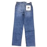 RE/DONE NWT  Women's 70s Stove Pipe Jeans Size 28 Blue Straight Leg Denim Photo 3