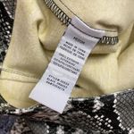 Thread+Supply Women's Medium Black Snake Animal Print Mini Skirt Streetwear Photo 3