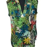 Elegant Vilagallo Sleeveless Top Large (42) Women's Tropical Spring Beach Resort Photo 0