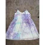Forever 21 Ice Tie Dyed Embroidered Mini Dress. Size 1X Photo 3
