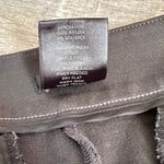 Ann Taylor Side Zip Knit Ankle Pant Womens 12 (34.5X27) Mid Rise Black Trouser Photo 8