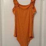Vestique Orange Bodysuit Photo 2