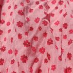 Wall Flower  Pink Floral Flower Romper Long Sleeve New NWT Size Medium M Crochet Photo 6