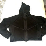 Nike Women’s cropped zip up hoodie sz md Photo 0