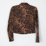 Lovers + Friends Atlanta Leopard Cropped Blazer Jacket Womens Size XS Photo 7