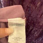 Jacqui E Velvet Dress in Deep Purple Large Photo 3