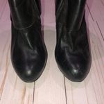 Jessica Simpson  black leather booties Photo 2