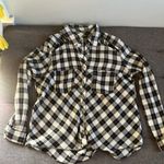 Free People  Buffalo Plaid button down shirt. Size S Photo 0