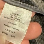 Talbots  Black and Gray Chevron Coat size S Photo 10