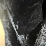 J.Jill ‎ Women's 2XL Black Crushed Velvet Embroidered Jacket Witchy Whimsigoth Photo 4