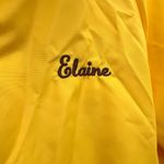 Vintage Square Dance Swingers Varsity Nylon Jacket Elaine De Soto Kansas Yellow Photo 3