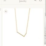 L necklace Gold Photo 1