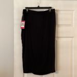 Vince Camuto  size L skirt very soft color black it’s mid length skirt  waist 32” Photo 5