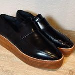 Sol Sana  Women’s 37 Venus Black Leather Platform Loafers Photo 1