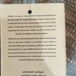 Anthropologie Donni Sandwash Cardigan Open Front Duster Ribbed Neutral Gray NEW One Size Photo 7