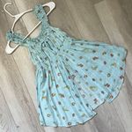 Urban Outfitters Tank cotton gauze lily babydoll slit womens Blue xsmall lounge Photo 1