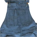 Arizona Women’s Black Distressed Overalls Size S – Ripped Knee Denim Jumpsuit Photo 3